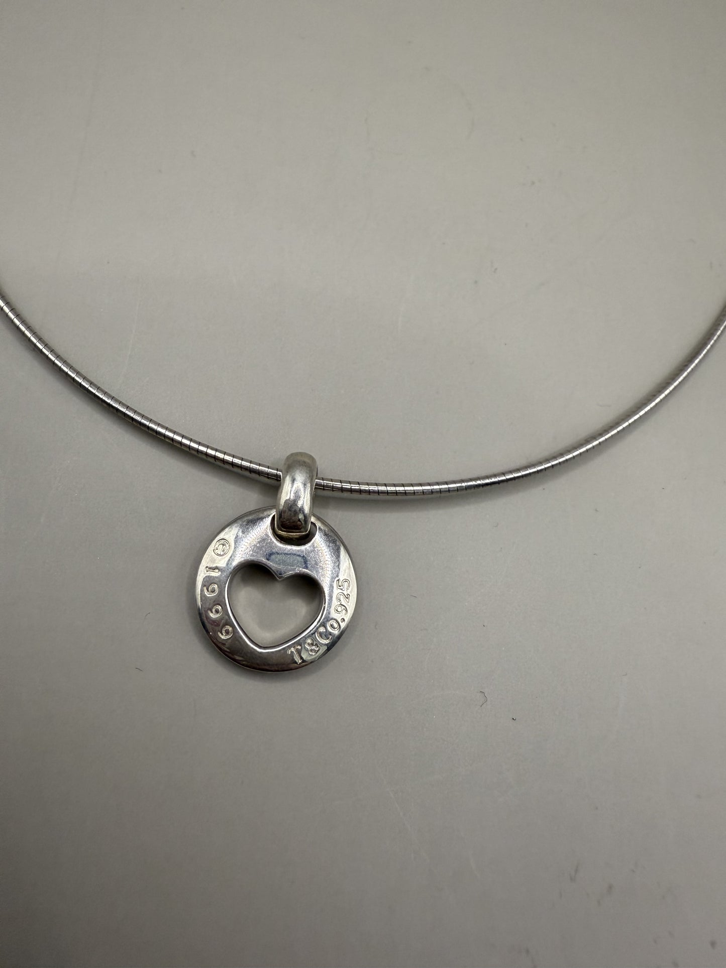 Tiffany & Co Heart Sterling Necklace