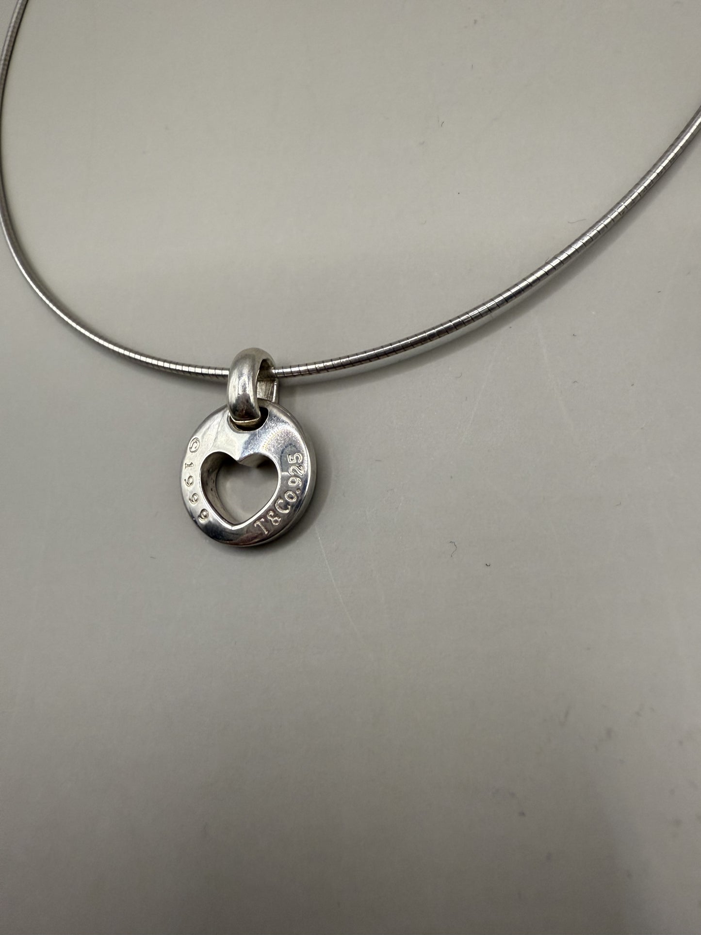 Tiffany & Co Heart Sterling Necklace