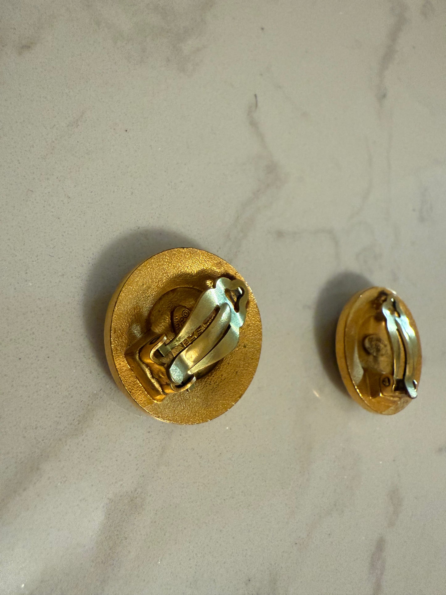 Chanel 1995 Spring Clip Earrings