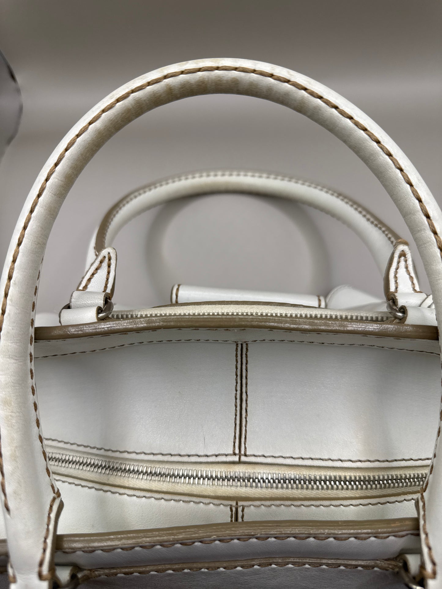 White Tod’s Leather Satchel