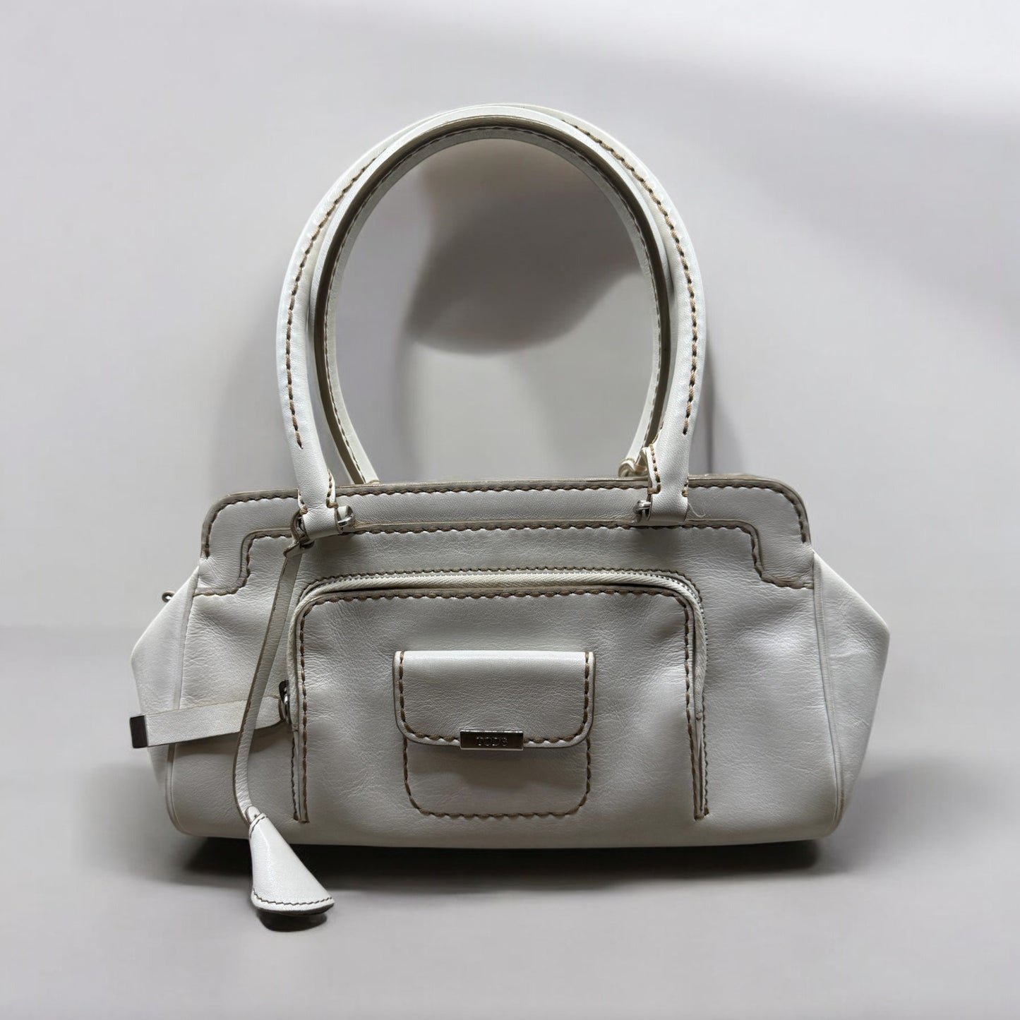 White Tod’s Leather Satchel