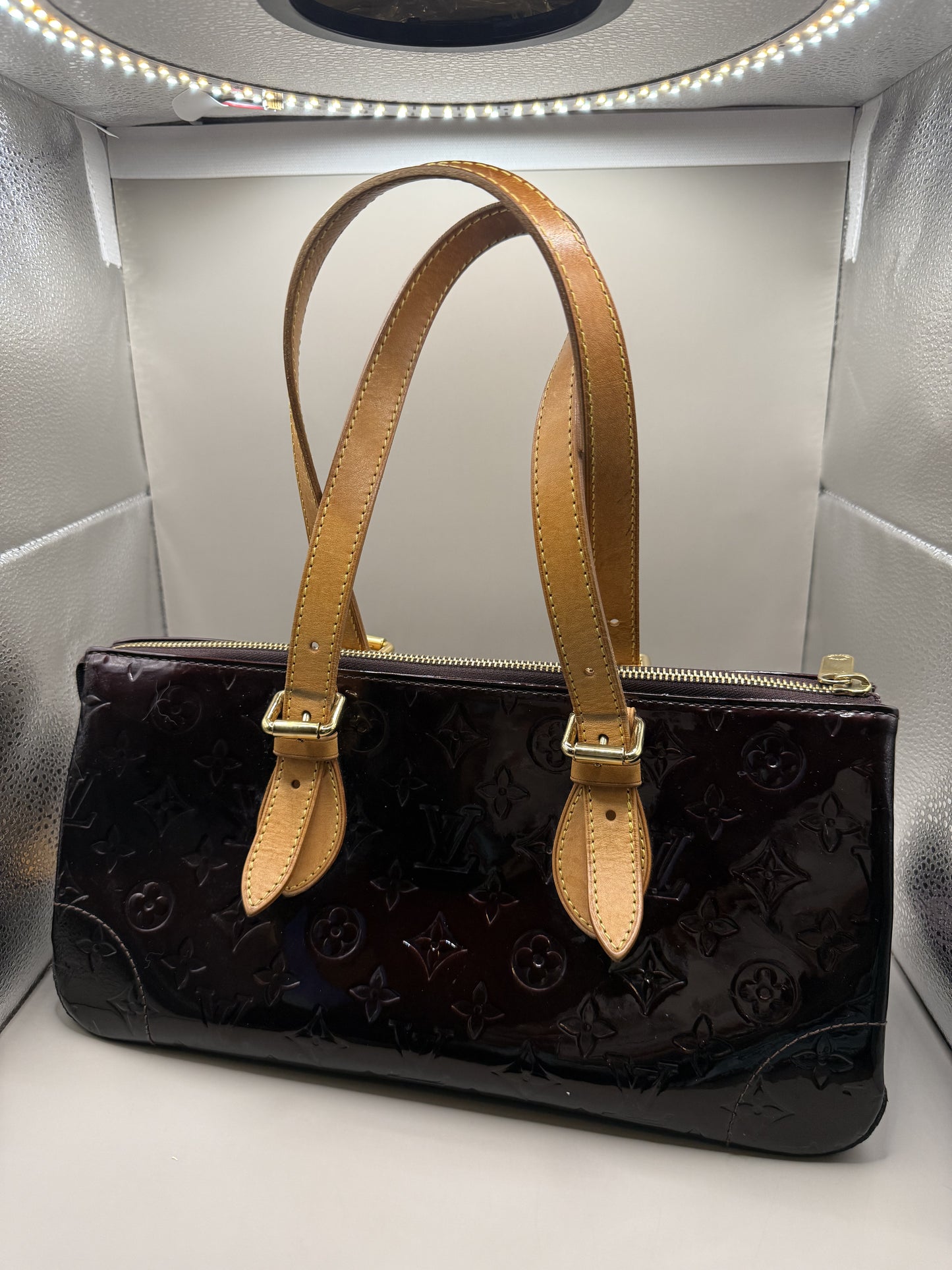 Vintage Louis Vuitton Rosewood Avenue Monogram Vernis East West Bag