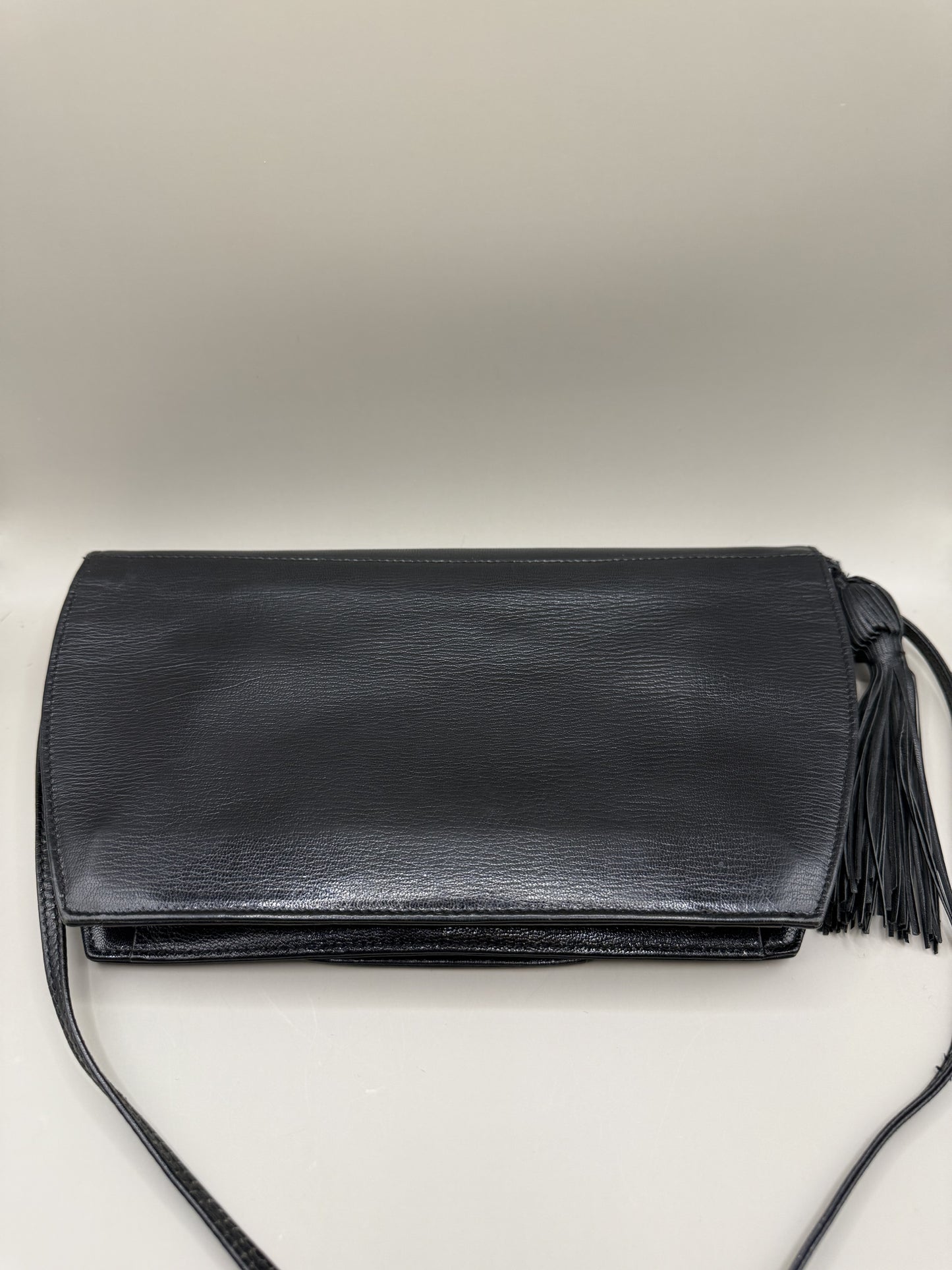 Vintage 90s Fendi Black Leather Bag - multiwear