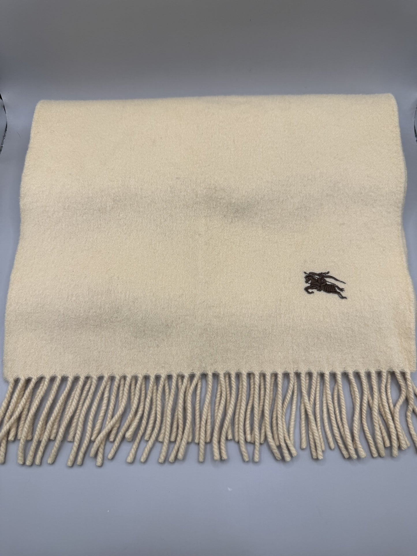 Vintage Burberry Cashmere Scarf