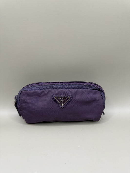 Vintage Prada Nylon Purple Pouch