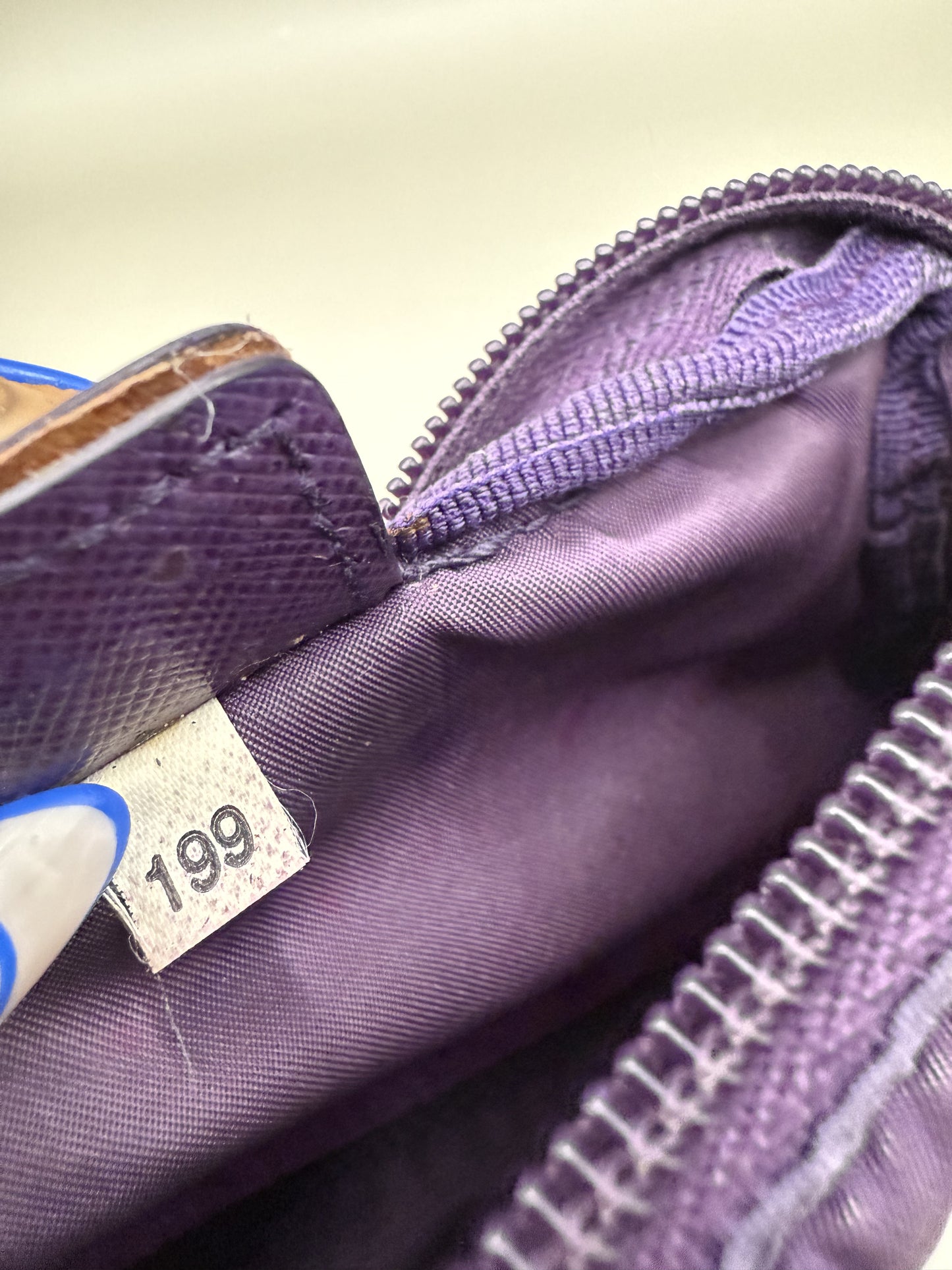 Vintage Prada Nylon Purple Pouch