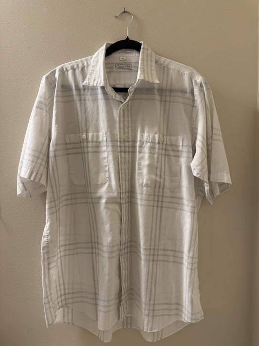 Vintage 80s/90s Dior Men’s Shirt -Large