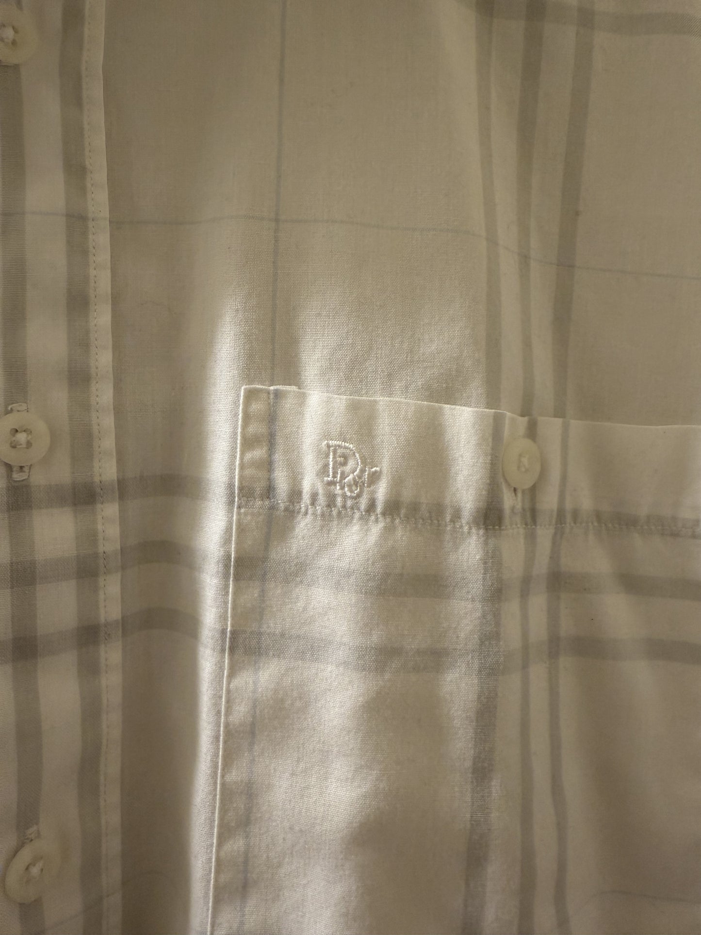 Vintage 80s/90s Dior Men’s Shirt -Large