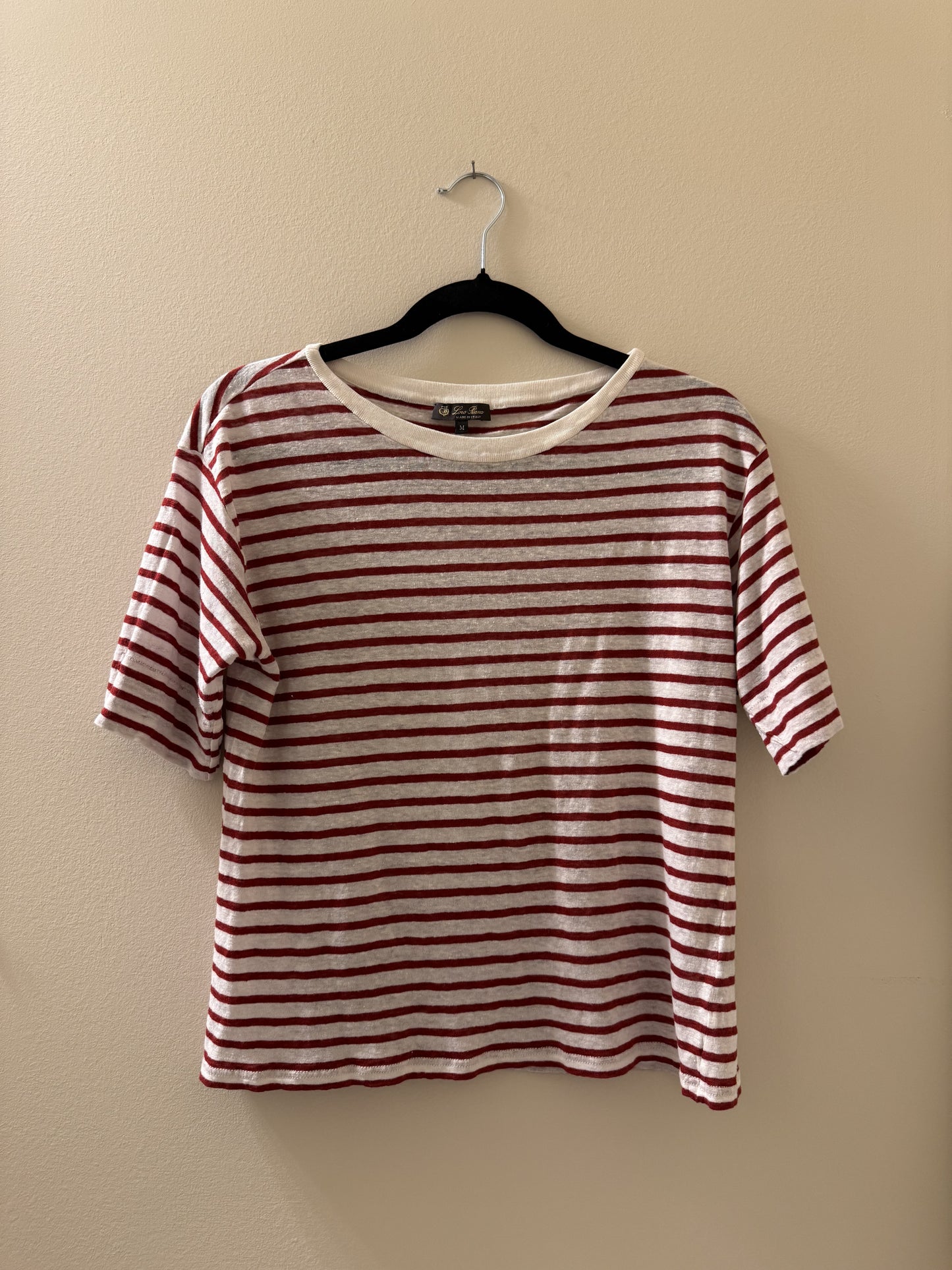 Loro Piana Linen Striped Top - Medium