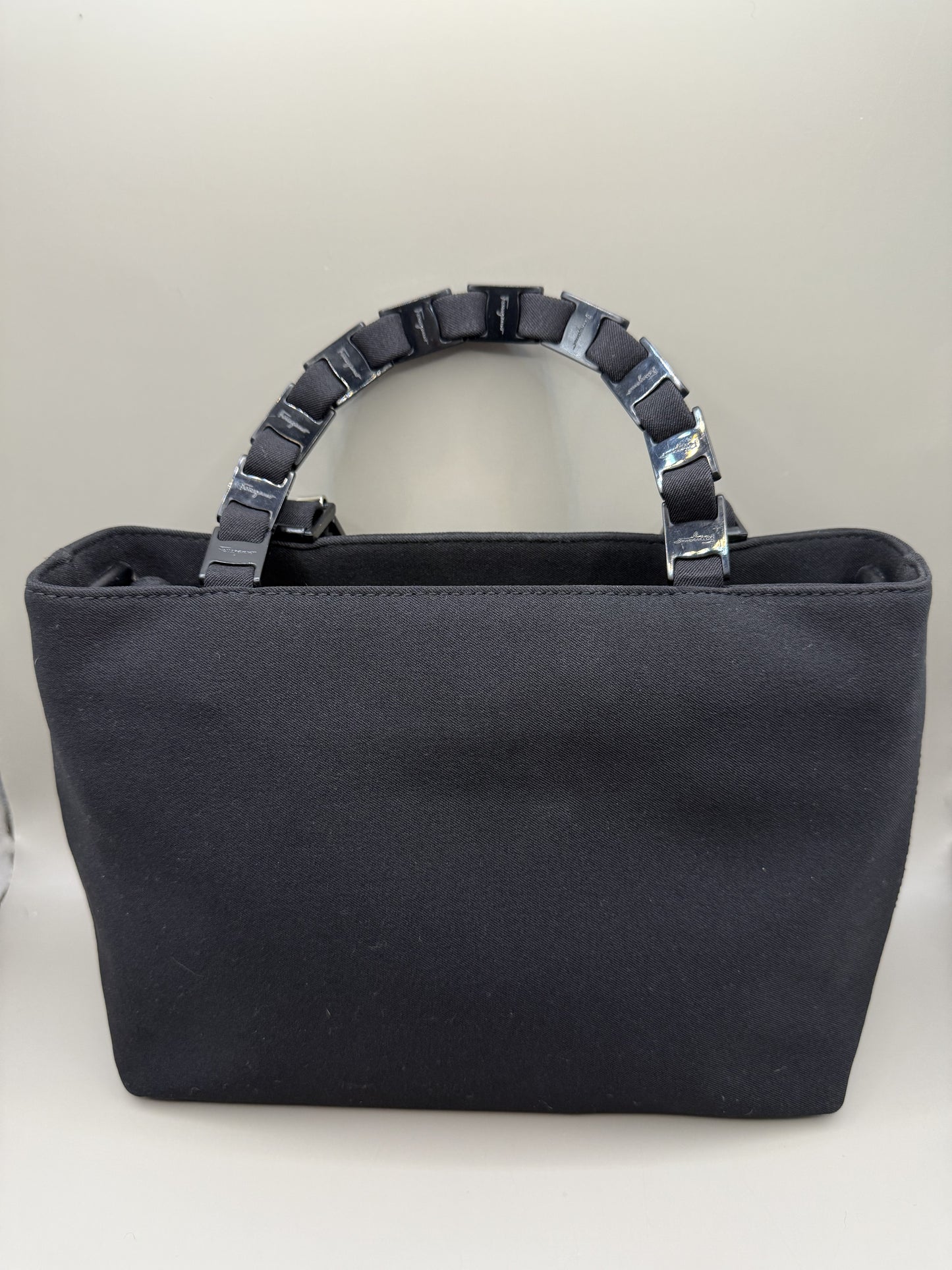 Vintage Salvatore Ferragamo Canvas Bag